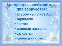 Презентация по изобразительному искусству Замок Снежной королевы (1-3 класс)
