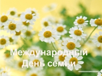 Презентация к Международному Дню Семьи