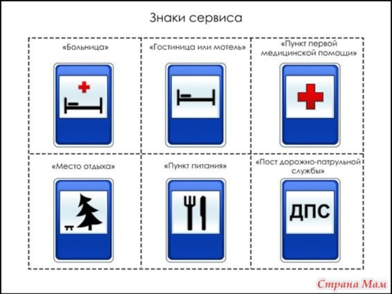 Знаки по пдд в картинках