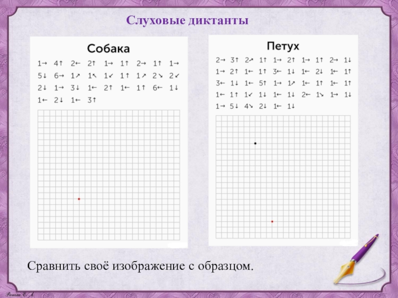 Диктанты 1 класс презентация