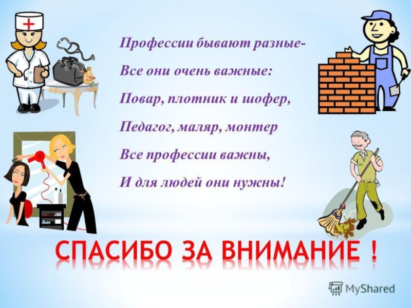 Презентация все профессии