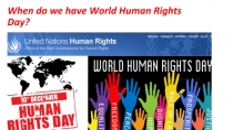 Презентация по английскому языку Права человека ( 11 класс )