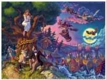 Презентация по литературному чтению. Викторина по сказкам А.С. Пушкина (1 класс)