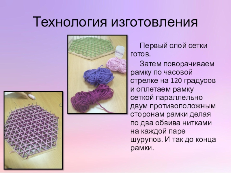 Проект про салфетку по технологии