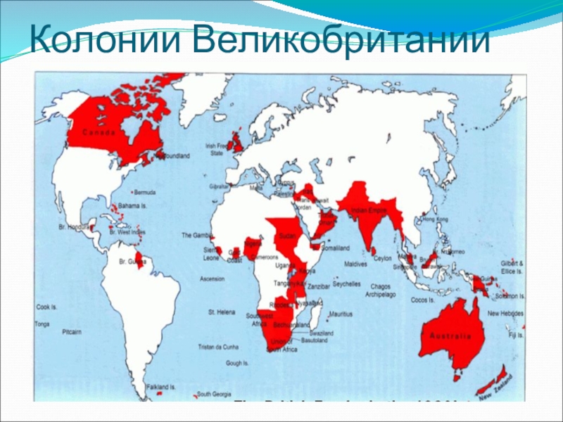 Карта колоний россии