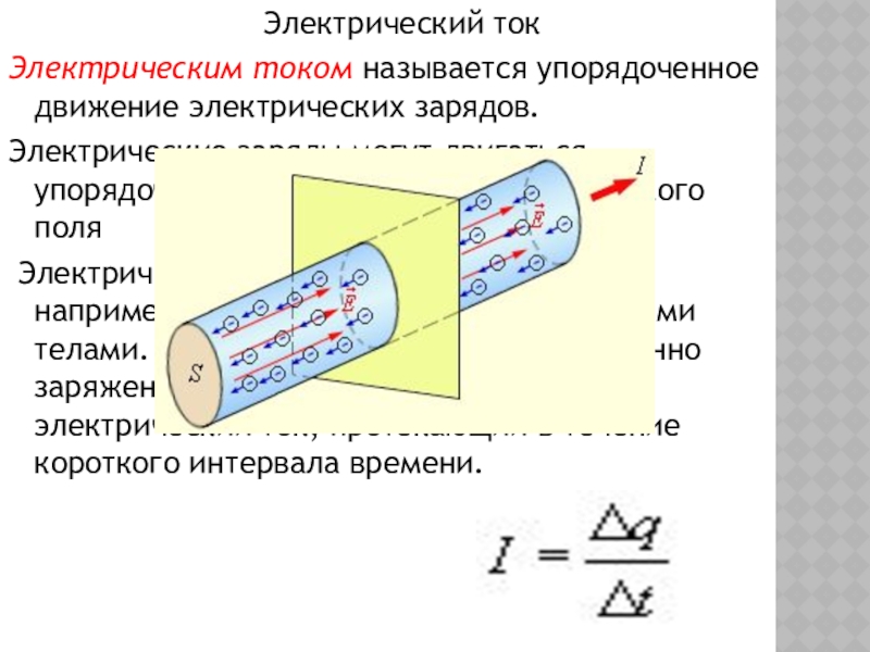 Механическое движение электрического тока. Упорядоченное движение электрических зарядов. Электрический ток это упорядоченное движение заряженных частиц. Что называют электрическим током. Электрическое движение.