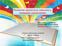 Проектная деятельность в начальной школе