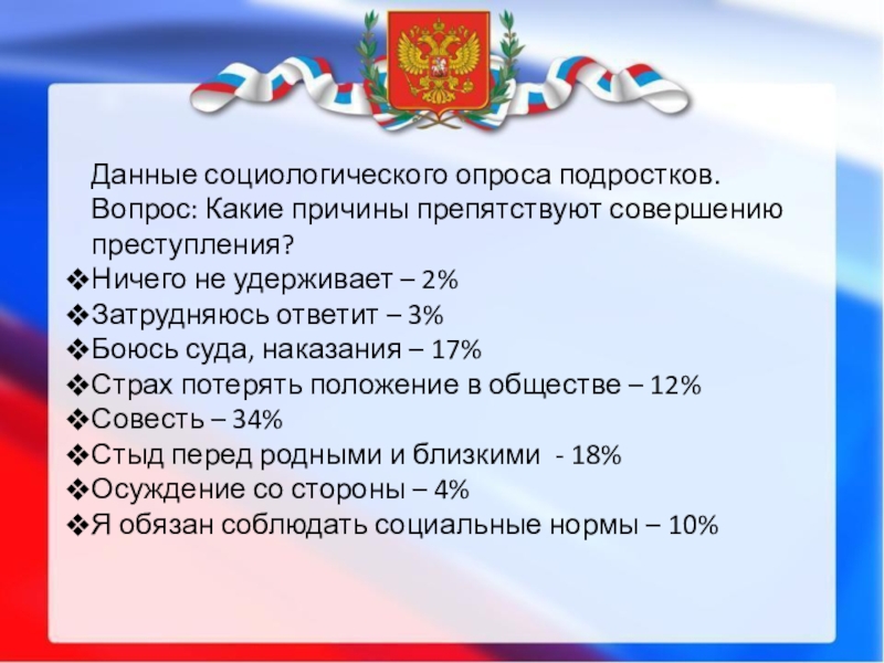 Индивидуальный проект по обществознанию подростковая преступность