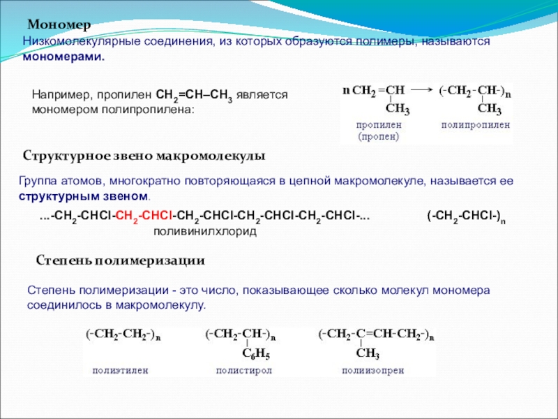 Название полимера полиэтилена