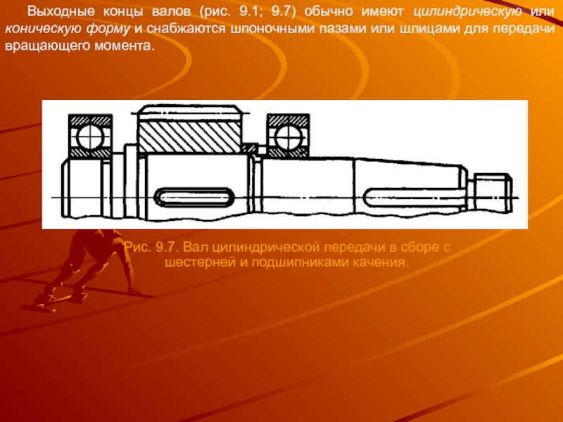 Имеет цилиндрическо коническую форму. Выходной конец вала. Цилиндрический конец вала. Концы валов. Конический и цилиндрический конец вала.