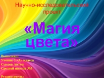 Презентация по окружающему миру  Что такое цвет?