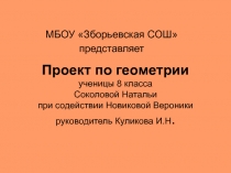 Проект по геометрии Реальная математика на школьном дворе или Тополя, тополя... 8 класс.