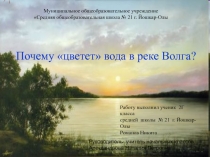 Презентация Почему цветет вода в реке Волга?