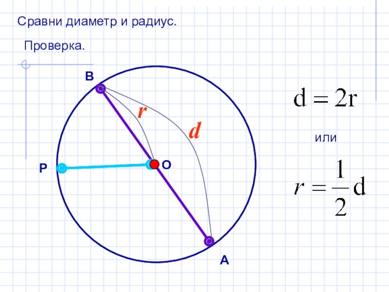 Радиус на рисунке