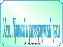 Презентация по математике на тему Угол (5 класс)
