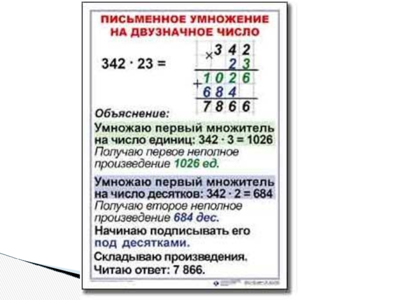 Приемы письменного умножения в пределах 1000 3 класс школа россии презентация