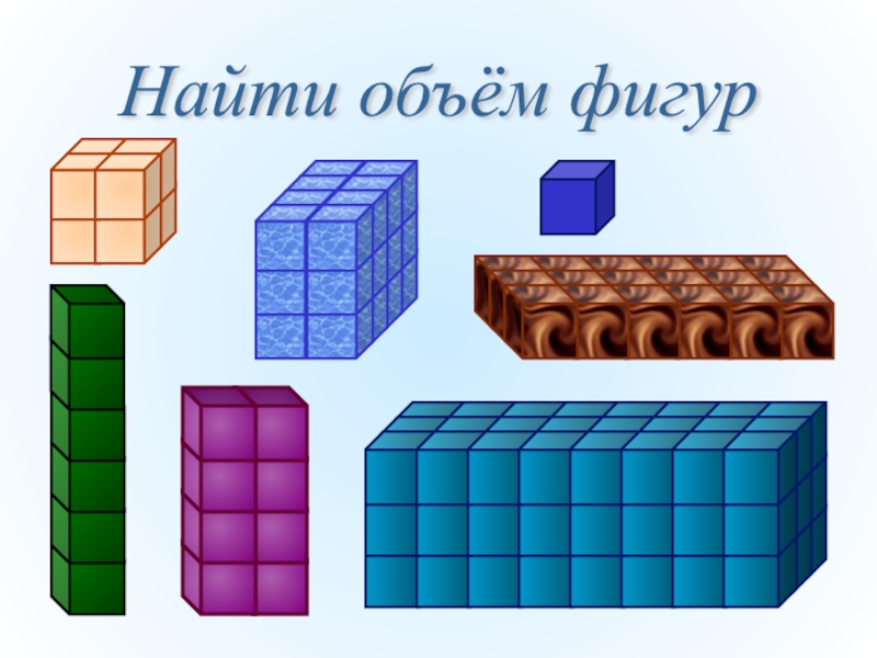 Презентация объем фигур