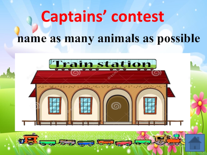 Captains’ contestname as many animals as possible