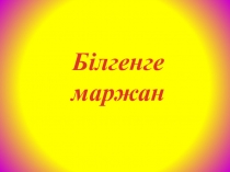 Математикалық сайыс Білгенге маржан