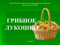 Сценарий и презентация экологического часа, посвященного грибам Грибное лукошко.