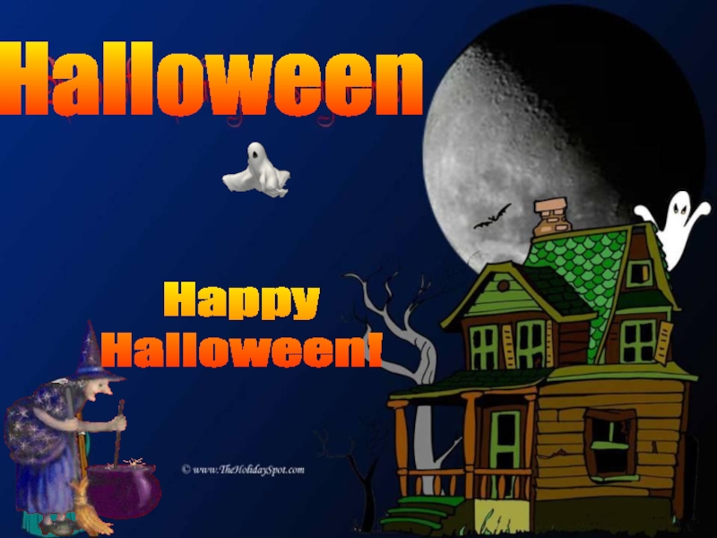 Презентация Презентация открытого урока по английскому языку на тему: Halloween.