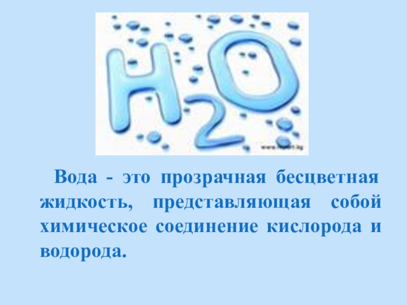 Проект вода основа жизни на земле 9 класс