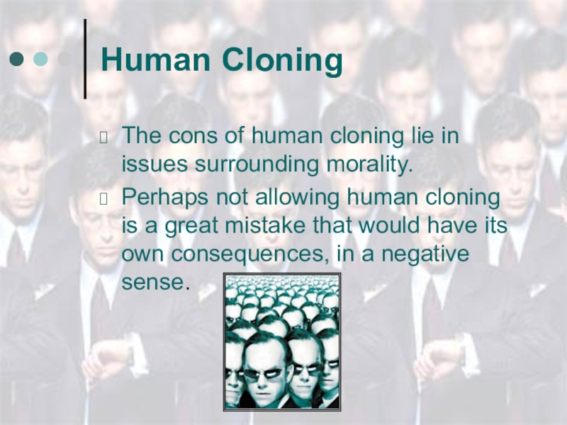 Реферат: Cloning 5 Essay Research Paper CloningIs cloning