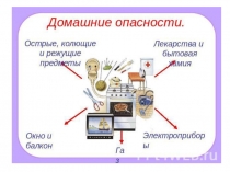 Презентация к уроку окружающий мир Домашние опасности