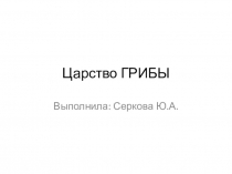 Презентация к уроку в классе по биологии на тему Грибы