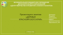 Презетация Деревья Красноярского Края