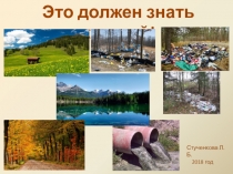 Презентация по окружающему миру на тему Это должен знать каждый! (1 класс)