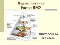 Презентация по математике внеурочка 6 класс на тему Нормы питания. Расчёт белков, жиров и углеводов