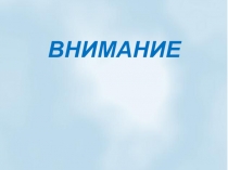 Внимание как психический познавательный процесс