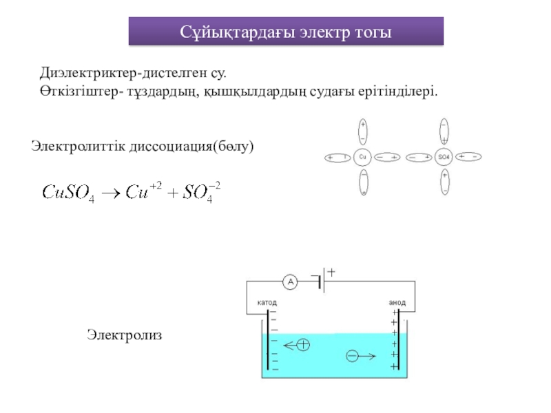 Электр өрісіндегі өткізгіштер мен диэлектриктер