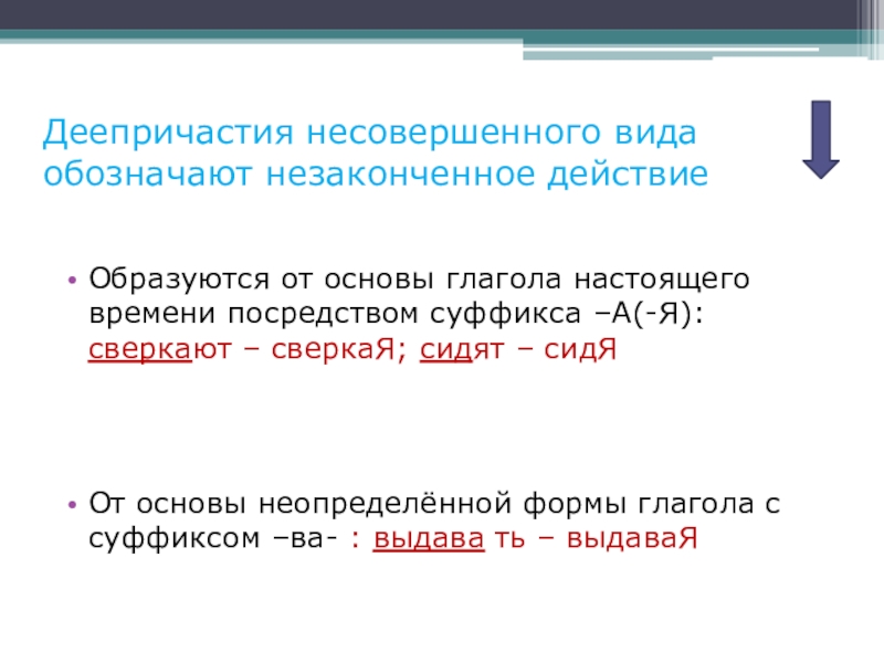 7 класс образование деепричастий презентация