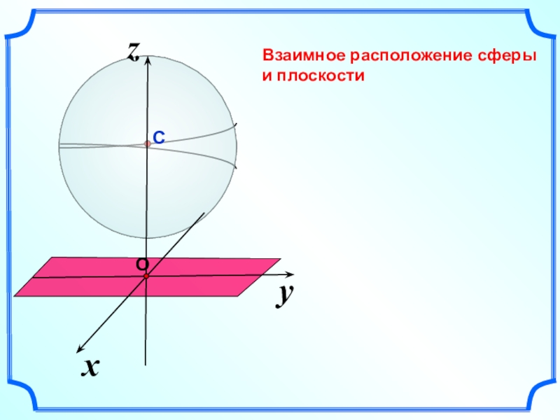 Шар и сфера решение задач презентация