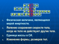 Урок по физике Графическое изображение силы