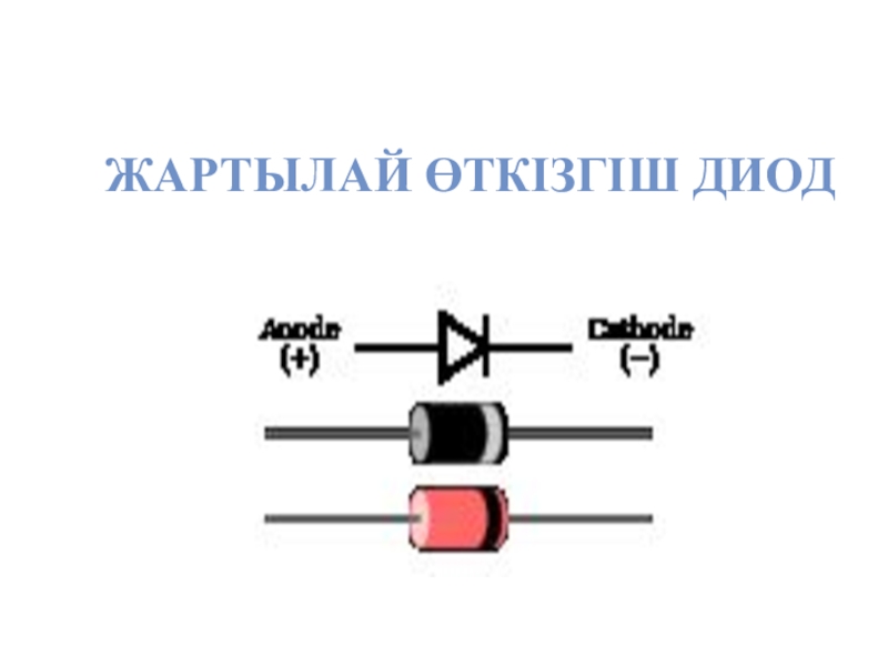 Жартылай өткізгіштер презентация