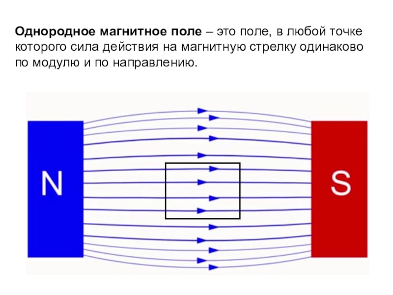 На рисунке представлены картинки магнитных полей между полюсами магнитов