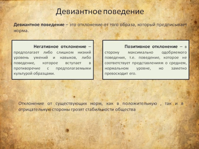 План девиантное поведение егэ обществознание