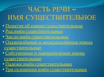 Презентация по русскому языку на тему  Существительное 5 класс