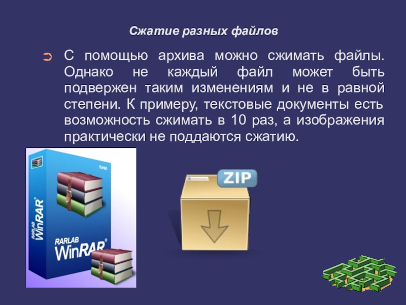 Сжать сжатую папку. Архив информации. Архив это в информатике. Сжатие разных файлов. Архив информации презентация.