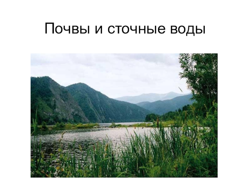 Сточные воды презентация