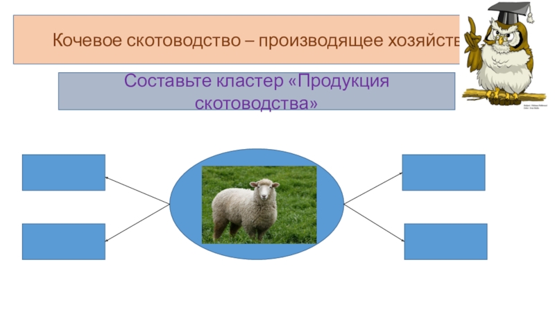 Составьте схему кластер животноводство