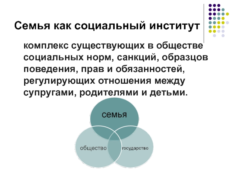 Нормы семейного института. Институт семьи и брака социальные нормы. Право как социальный институт. Социальные нормы семьи как социального института.