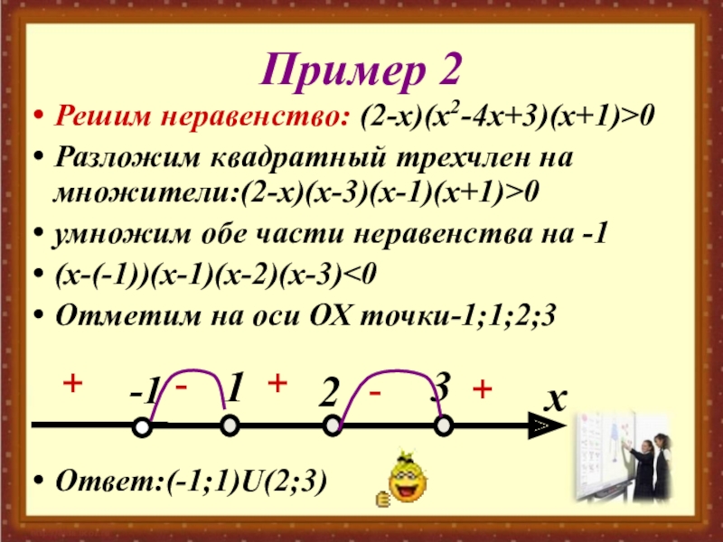 Проект на тему квадратные неравенства