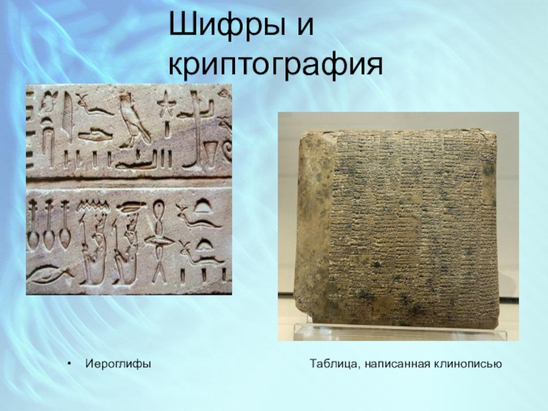 История развития криптографии презентация