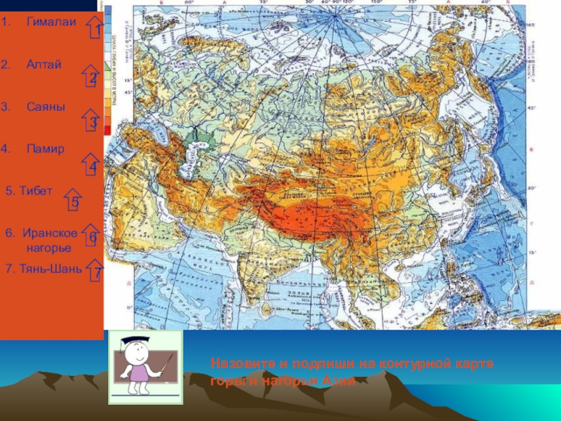 Какие горы на территории евразии. Материк Евразия физическая карта. Физическая карта Евразии 7 класс. Физическая карта Евразии рельеф. Физическая карта Евразии горы и равнины.