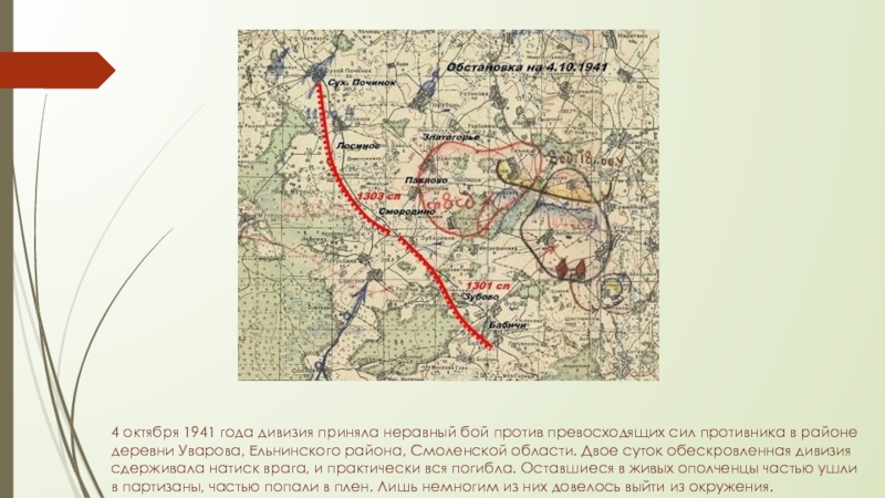 Ельнинская операция карта 1941