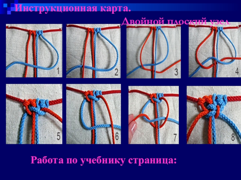 Узелковое плетение браслет технология 4 класс презентация